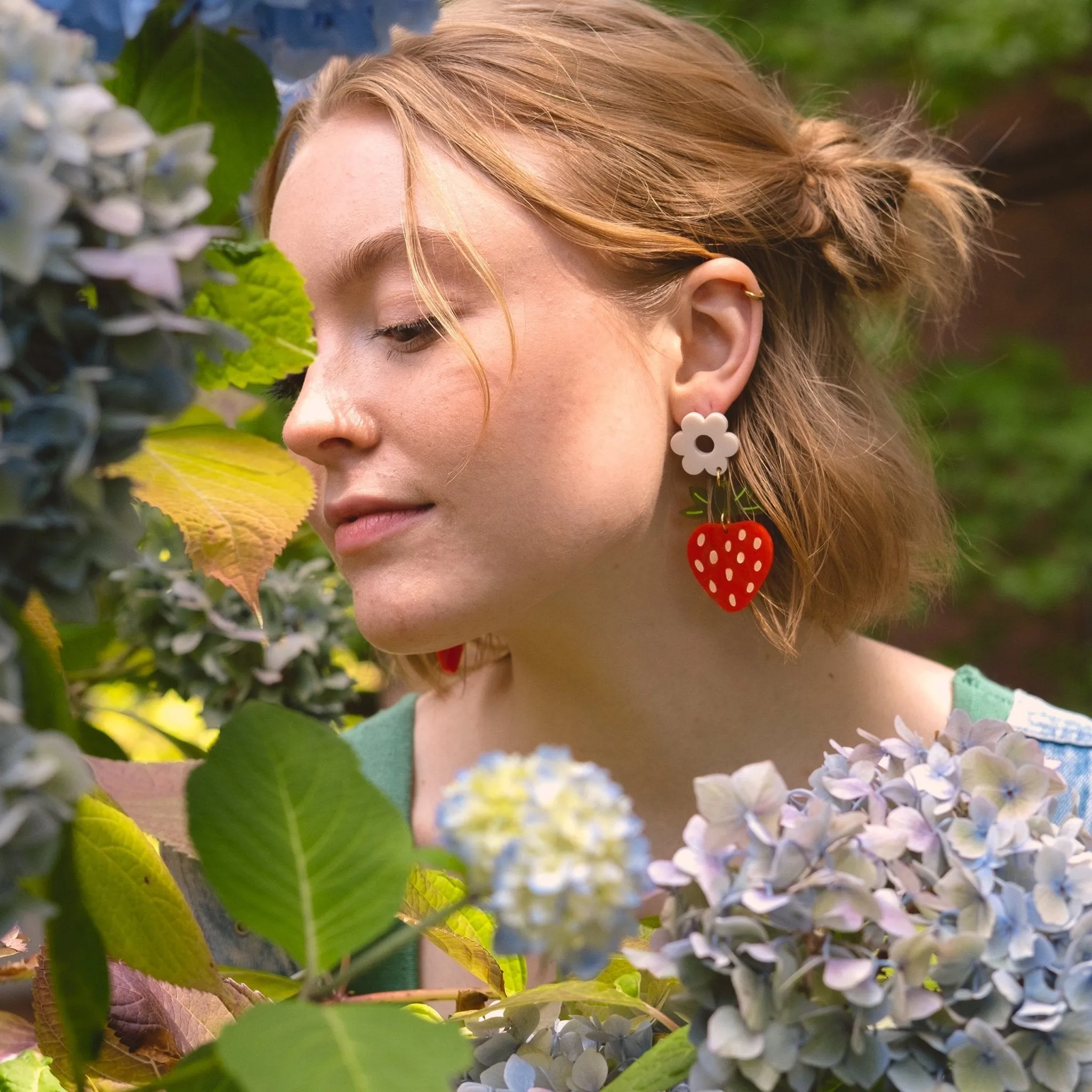 Strawberry Dangle Earrings