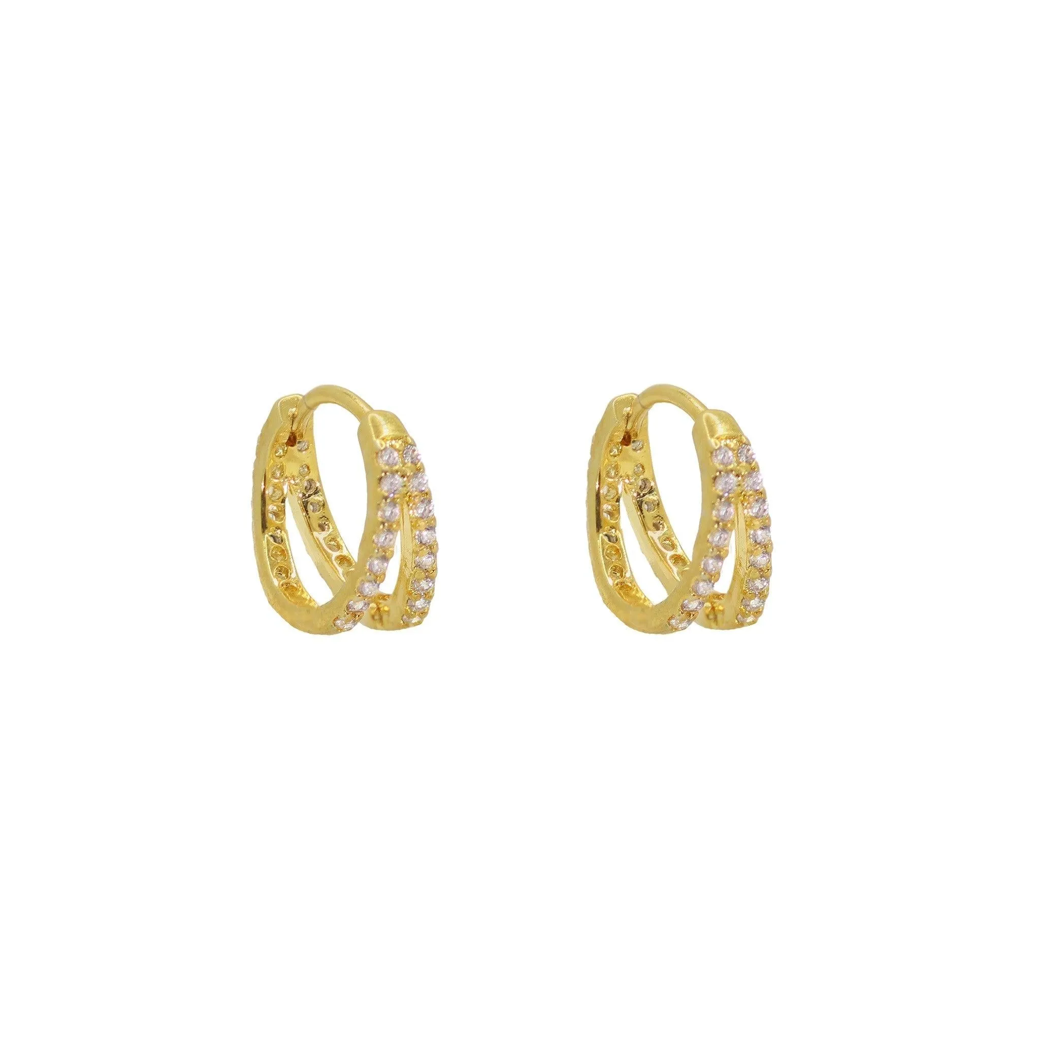 Tahiti Double Hoops