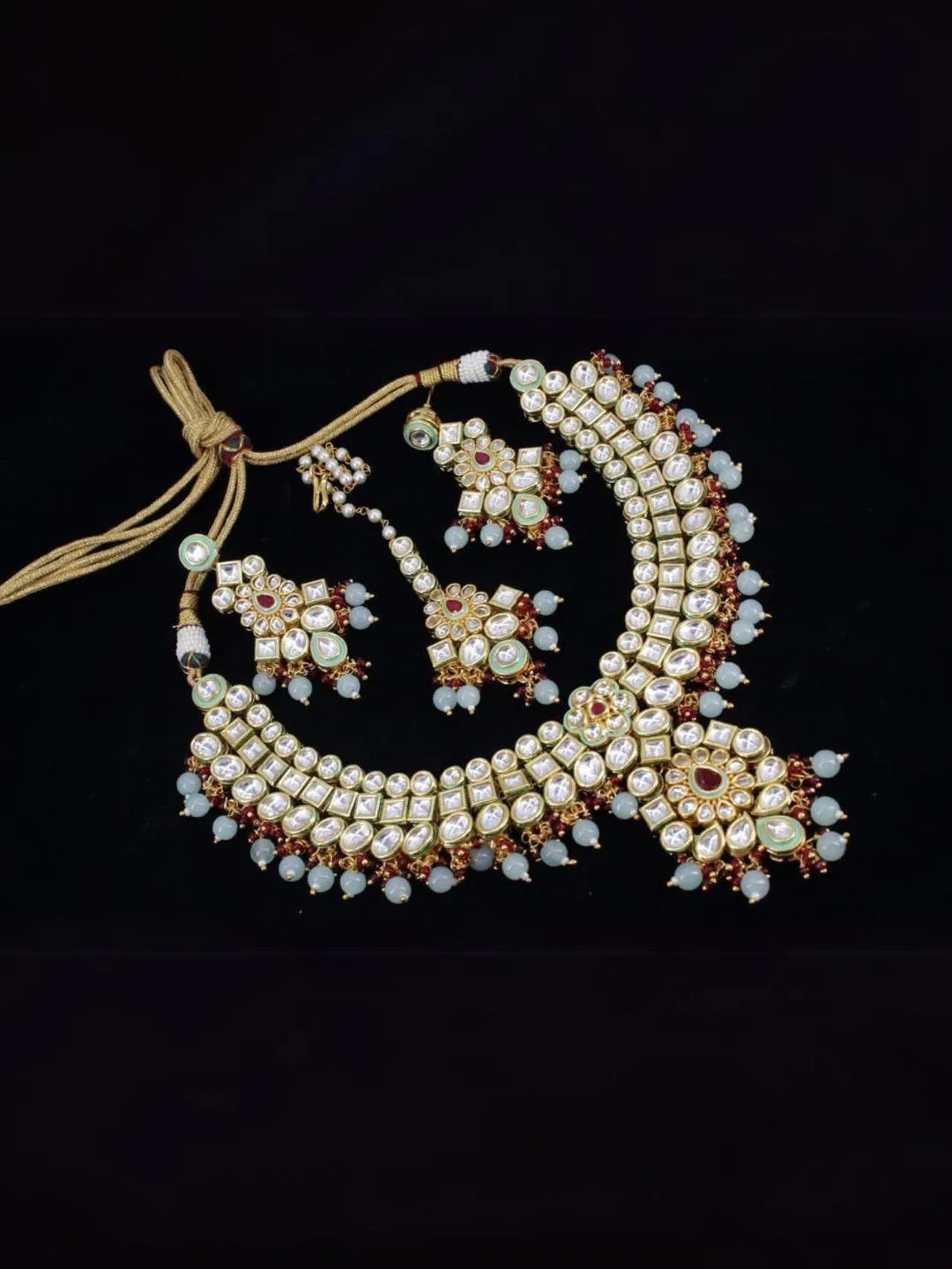 Uncut Kundan Studded Heavy Choker Necklace