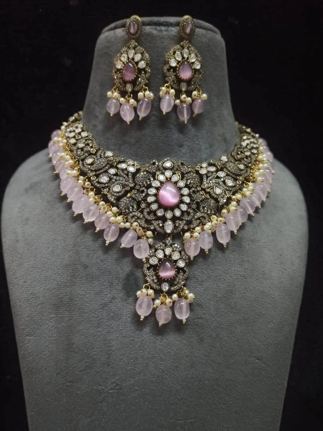 Victorian Necklace With Danglings