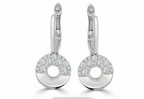 White Gold Diamond Earrings